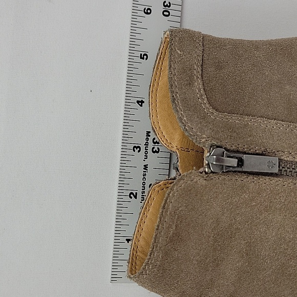Lucky Brand Breah Boho Chic Ankle Boot Tan Taupe Size 8 - Picture 16 of 16